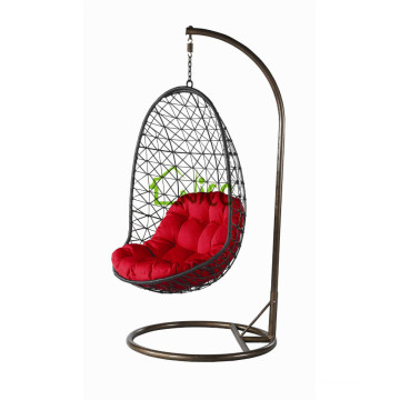 SW-(5) outdoor furniture rattan egg swing chair/ outdoor swings for adults